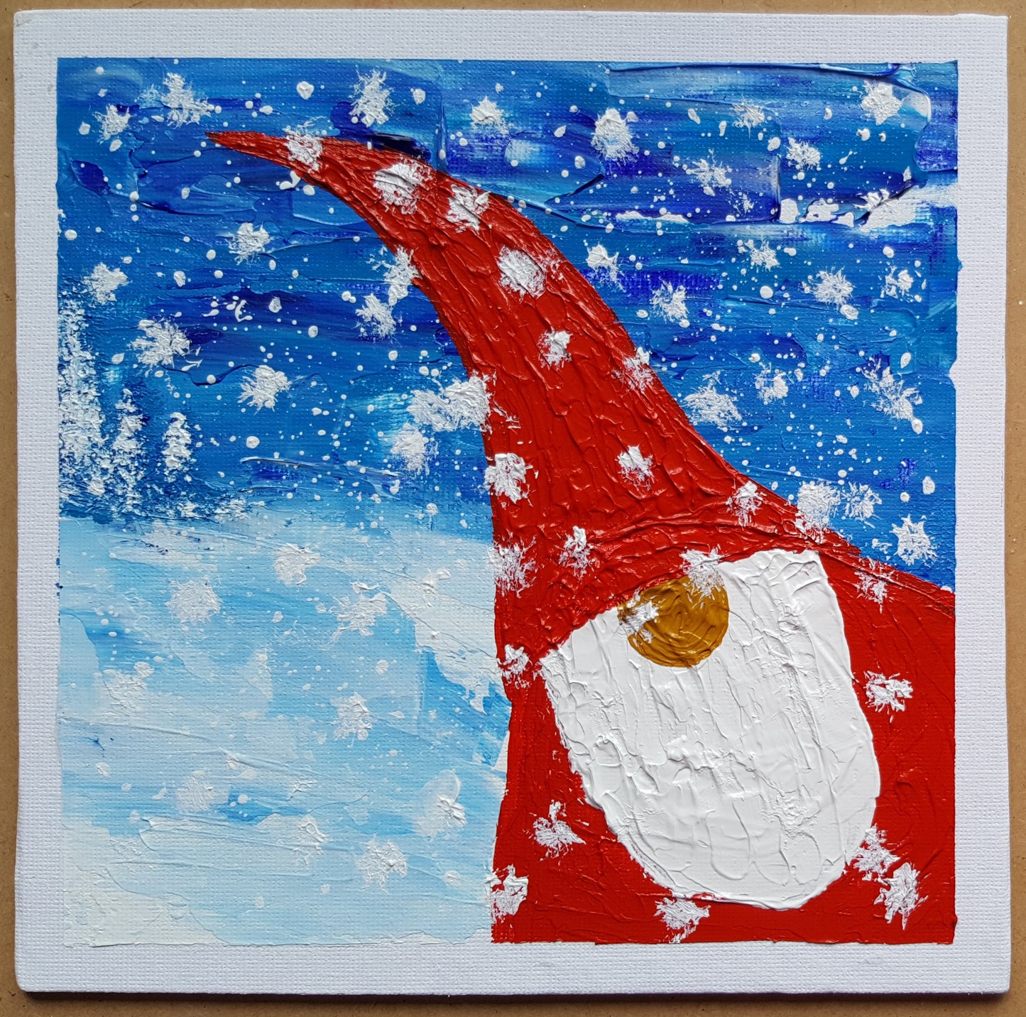 No.31 Peekabo Christmas - Original Painting